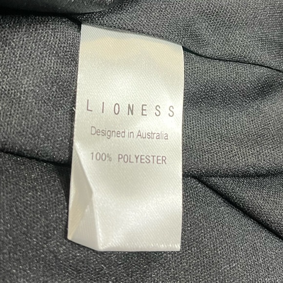 Lioness Dress Brooklyn Black Red Floral Print Fit & Flare Mini Corset Size XS - Picture 9 of 9